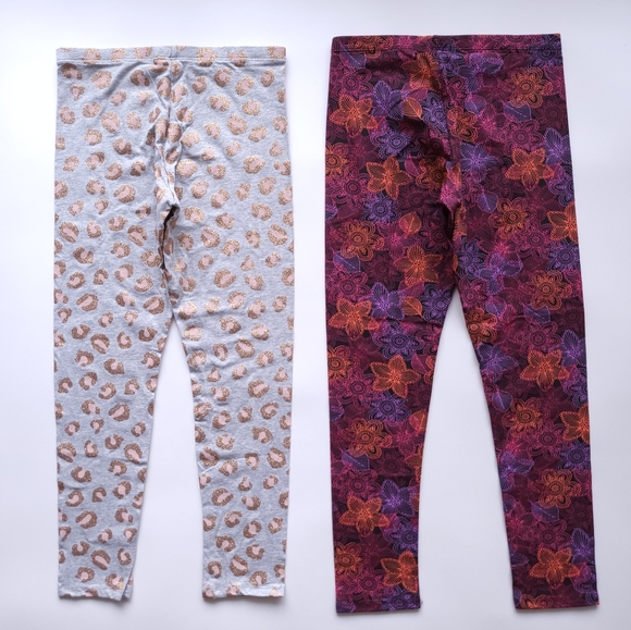 NWT Kids Girls Ankle Leggings Size L(10-12) - Picture 2 of 4